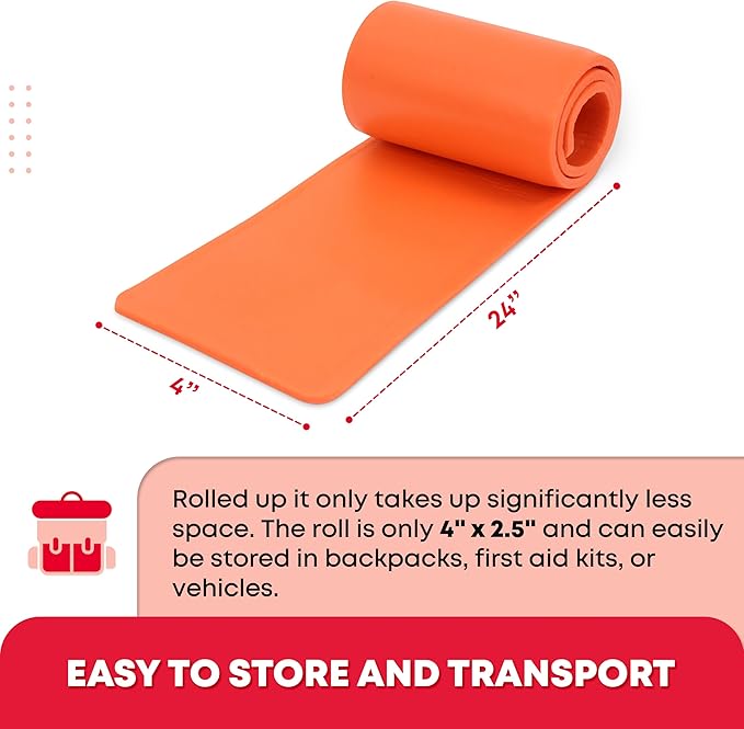 Ever Ready First Aid Universal Aluminum Splint, 24 Inch Rolled - Image 2