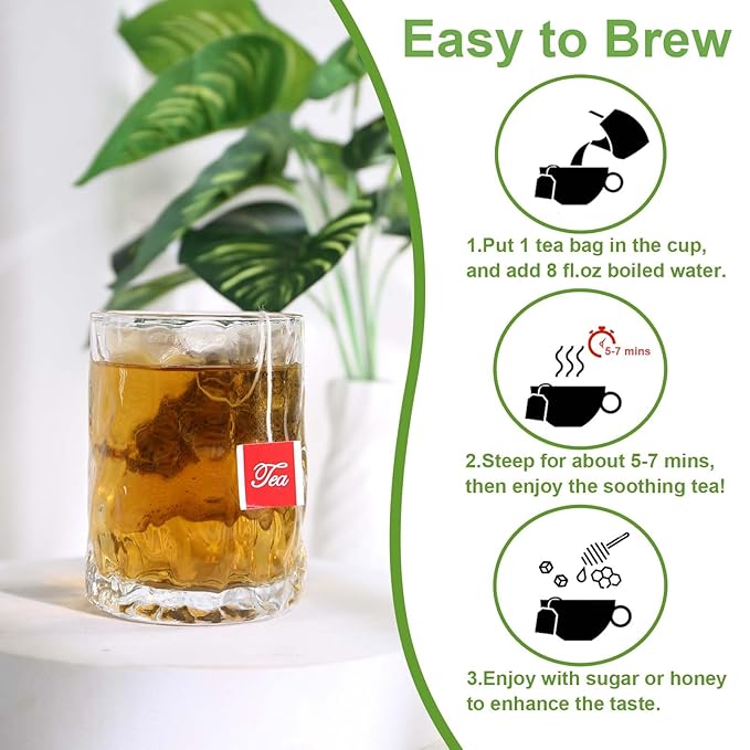 TEARELAE - Guava Leaves Tea Bags - 70 Count - 100% Pure Natural Guava Leaves - - Image 4