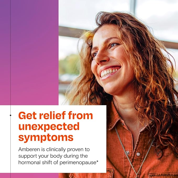 Amberen Perimenopause, Peri-Menopause Multi-Symptom Relief, Vitamin B, Vitamin - Image 4