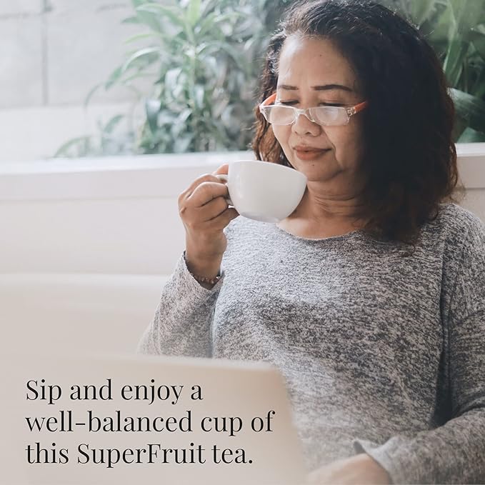 The Republic of Tea – Pomegranate Green SuperFruit Tea, 50 Tea Bags, - Image 2