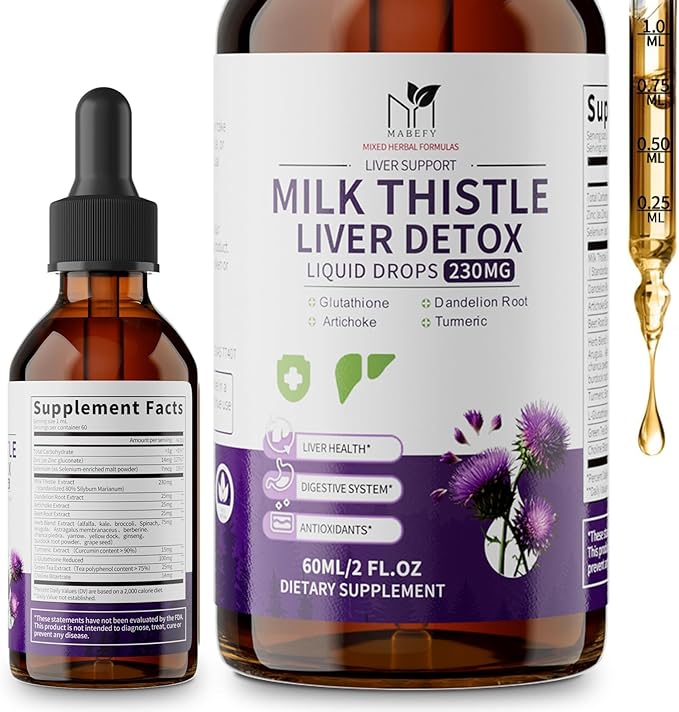 Milk Thistle Liver Support Drops – Liquid Herbal Supplement - Image 9