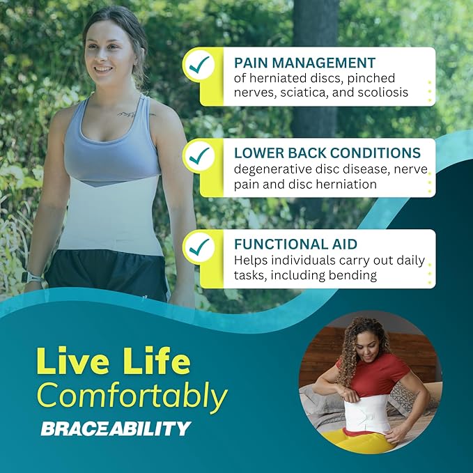 BraceAbility Lower Back Pain Brace - Image 6