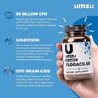 UMZU Floracil50 Probiotic Supplement 30 Day Supply – 50 Billion CFU - Image 2