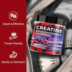 Creatine Monohydrate Gummies 5000mg – Sugar-Free Vegan Creatine Supplement - Image 3