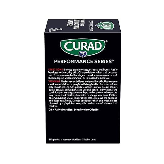 CURAD Performance Series Antibacterial Bandages, Extreme Hold Adhesive - Image 4