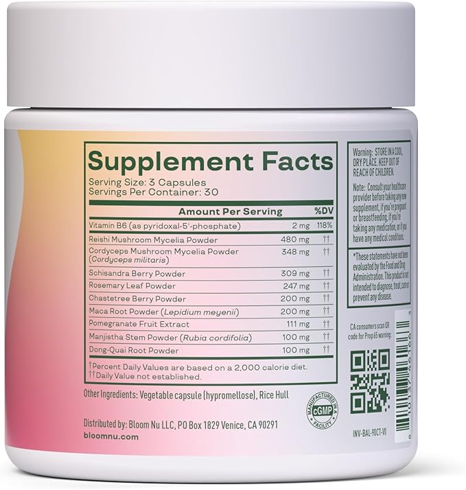 Bloom Nutrition Hormone Health & Cortisol Support - Image 2