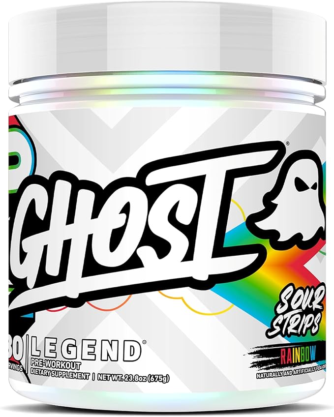 GHOST Legend Pre-Workout Powder, Sour Strips by GHOST