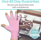 Vive Pink Arthritis Hand Compression Gloves - Image 8