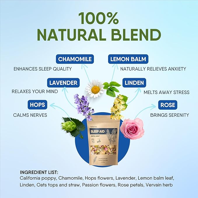 Sleep Aid Herbal Tea – Organic Calming Blend - Image 4