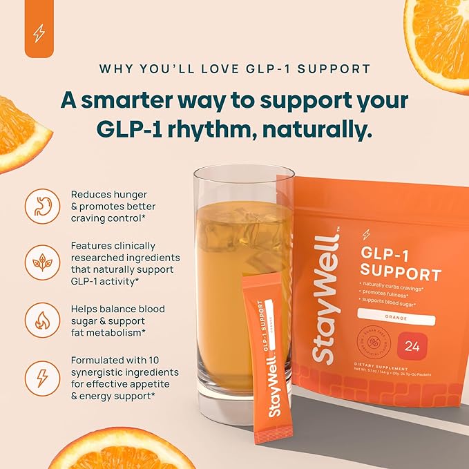 GLP-1 Supplement | Natural GLP-1 Production | GLP 1 Booster Drink Mix to - Image 3