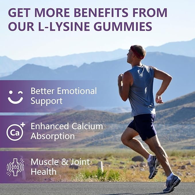1 Packs 1200 MG L-Lysine Gummies - Image 5