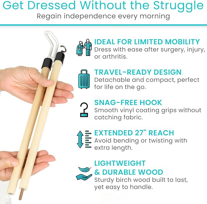 Vive Dressing Stick for Elderly - Image 2