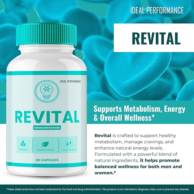 Revital Capsules, Premium Revital Supplement Pills Advanced Formula - Image 4