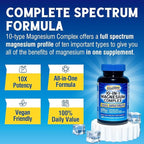 10 in 1 Magnesium Complex, 420mg Elemental Magnesium | Ultra Strength, Max - Image 3