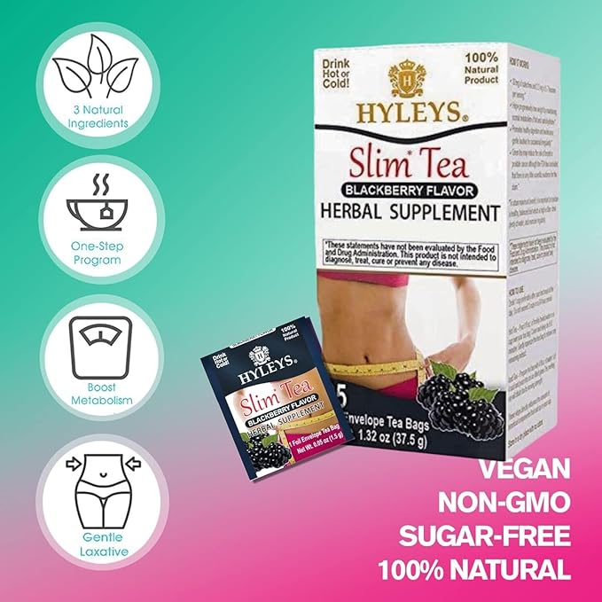Hyleys Slim Tea Blackberry Flavor - Image 12