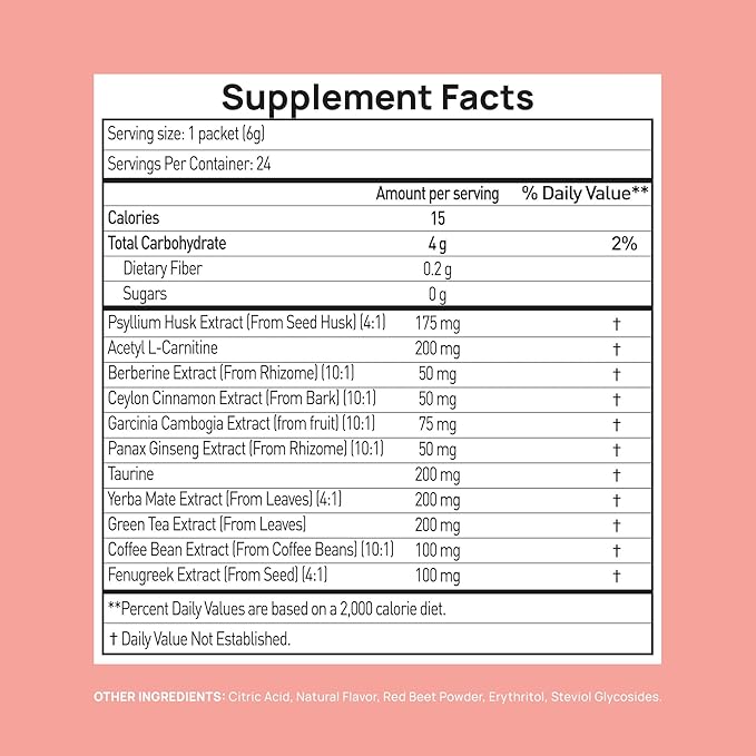GLP-1 Supplement | Natural GLP-1 Production | GLP 1 Booster Drink Mix to - Image 7
