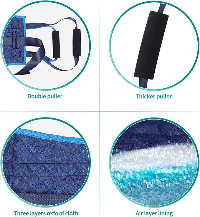 Transfer Nursing Sling for Patient, Elderly Safety Lifting Aids, Nursing - Image 7