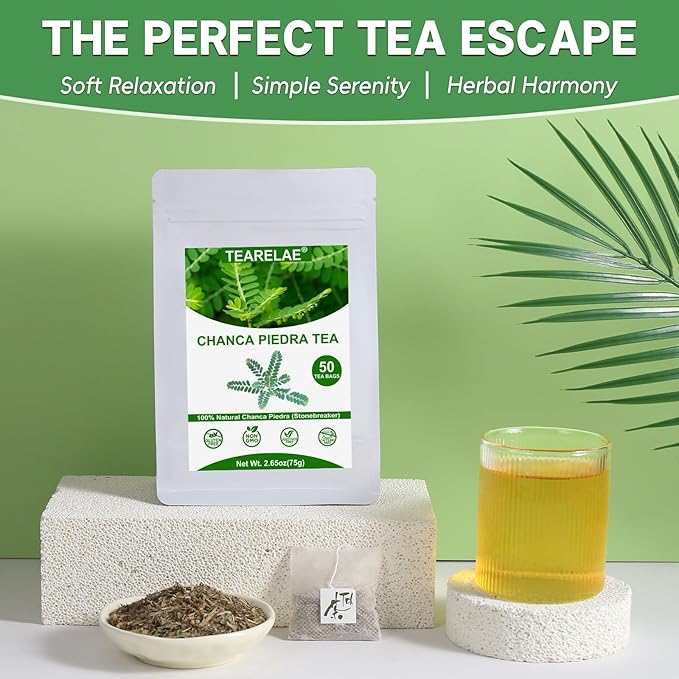 TEARELAE - Chanca Piedra Tea Bags - 50 Count - Natural Stone Breaker Tea - Image 5