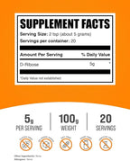 BulkSupplements.com D-Ribose Powder - Image 2