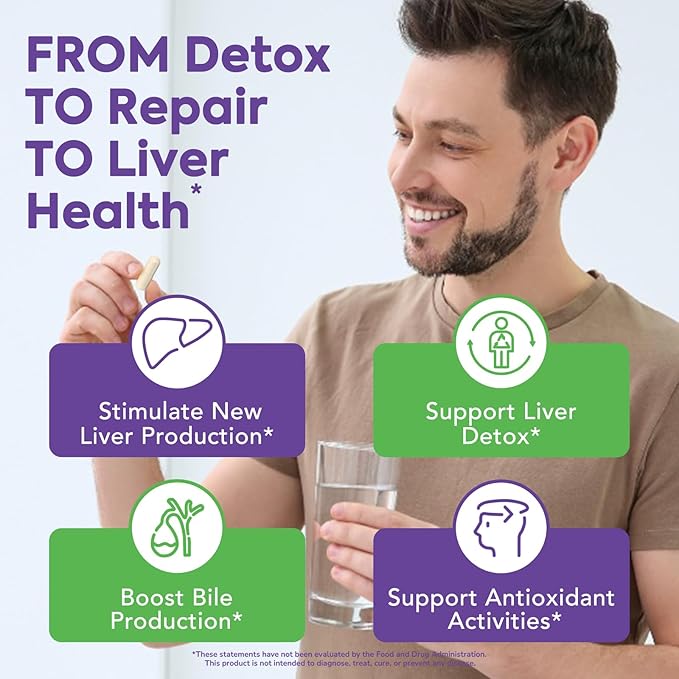 4-in-1 Milk Thistle Complex for Men & Women, Milk Thistle Extract - Image 6