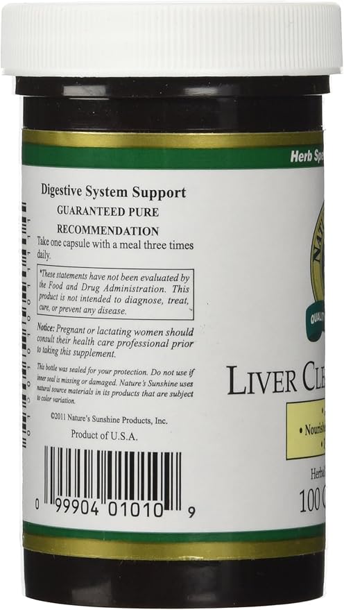 Nature's Sunshine Liver Cleanse Formula, 100 Capsules | A Blend of Herbs - Image 3
