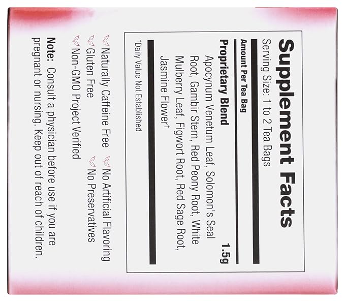 Bravo Tea Blood Pressure Caffeine Free 20 Tea Bags - Image 6