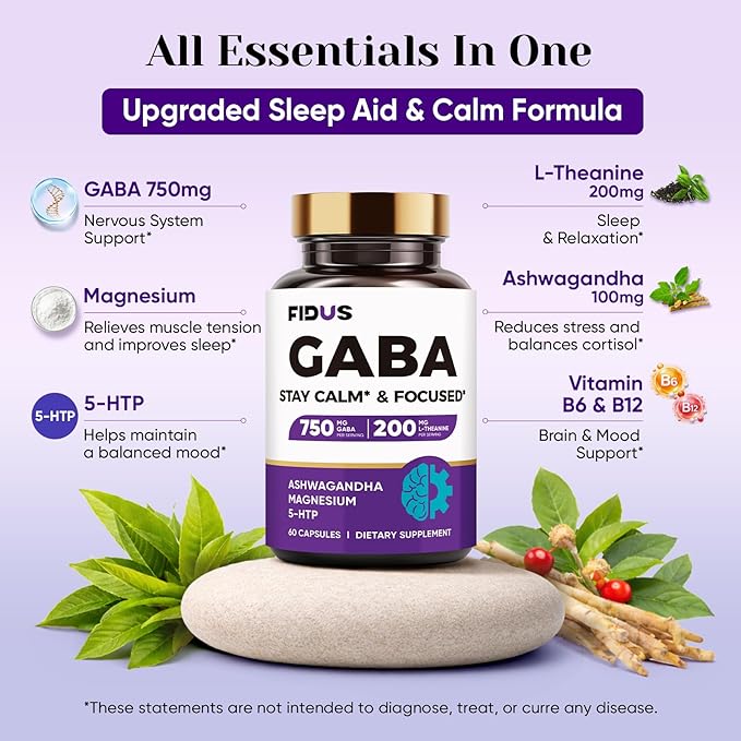 1050mg GABA L-Theanine Ashwagandha - Image 3