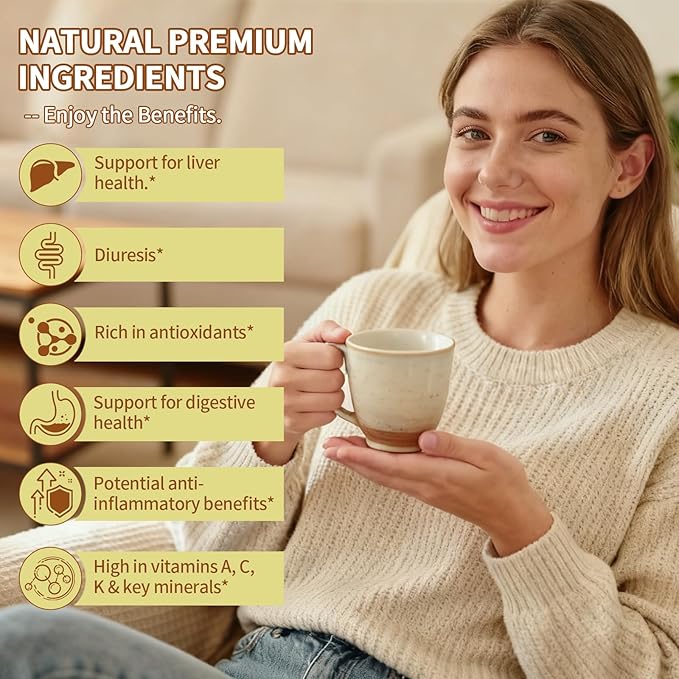 Satolchea Dandelion Leaf & Root Tea Bags | 100 Tea Bags | Natural Roasted Root - Image 6