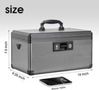 Medicine Lock Box with Key, Alluminum Alloy Box - Image 2