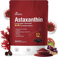 10 in 1 Astaxanthin 12mg Supplements, 4 Month Supply, Astaxantina Antioxidant by SupplementsGummiesandTea