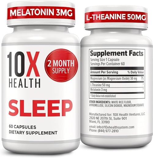 10X Health Sleep Supplements for Adults by 10XHealthSystem
