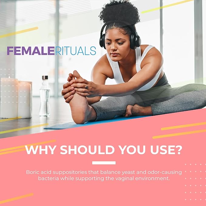 Boric Acid Suppositories for Women 600mg 30 Pack - Image 4