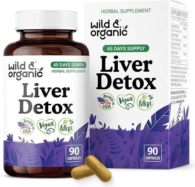 Wild & Organic Liver Detox Cleanse Capsules by WildOrganic