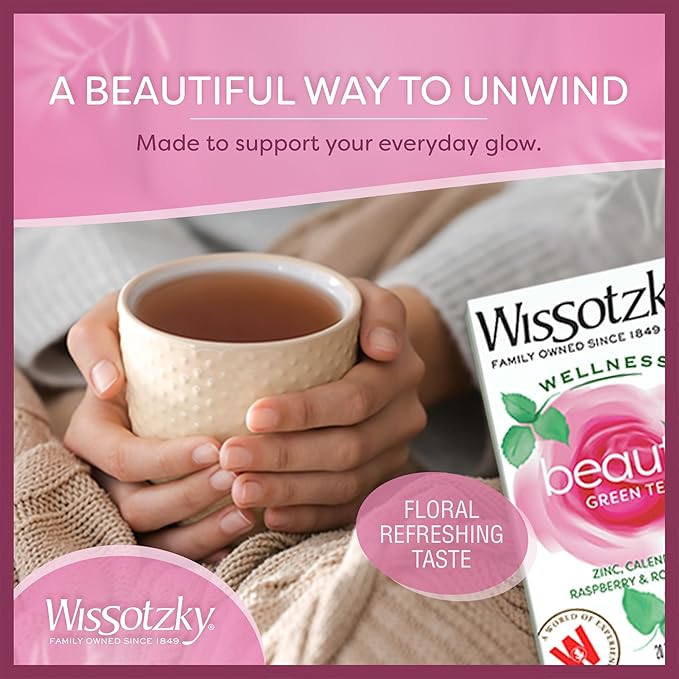Wissotzky Wellness Beauty Green Tea, | - Image 2