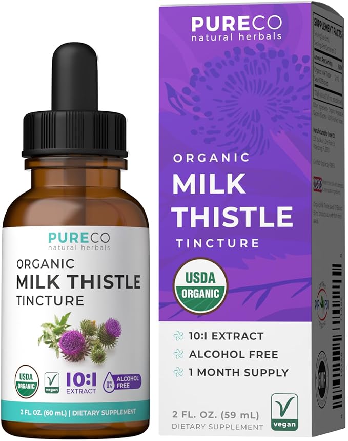 USDA Organic Milk Thistle Tincture by PURECO