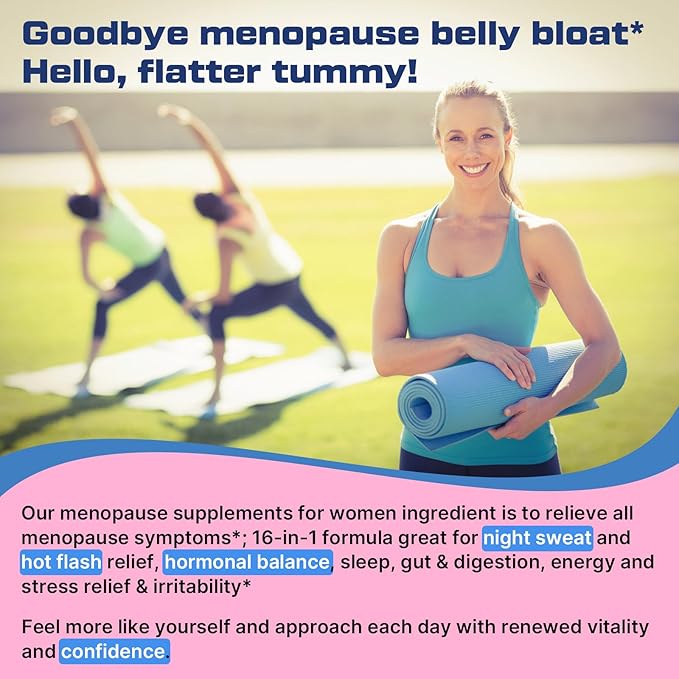 Menopause Supplements for Women Gummies, 16-in-1 Probiotic, Hot Flashes - Image 5