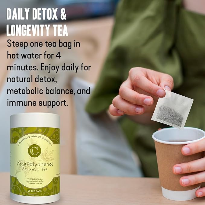 High‑Polyphenol Ashitaba Tea Blend – Demeter Certified Biodynamic U.S. Organic - Image 8