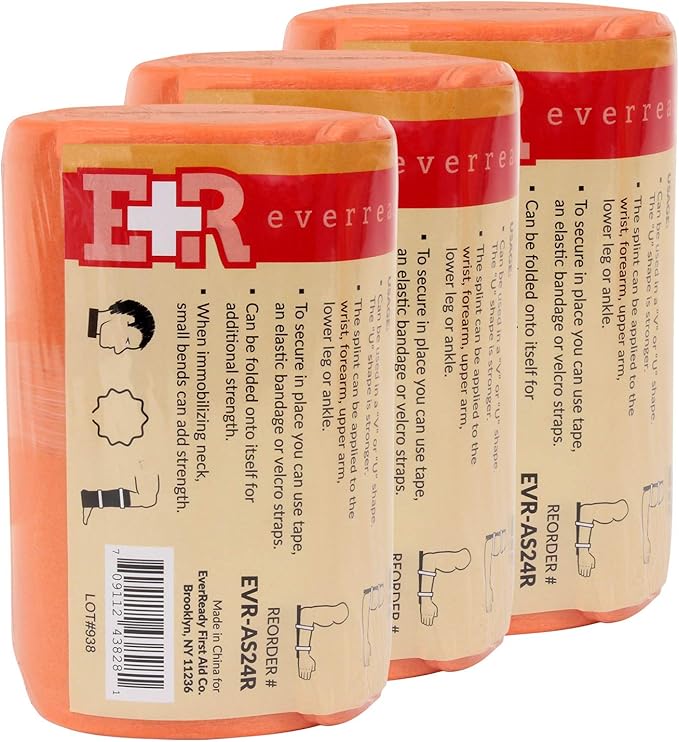 Ever Ready First Aid Universal Aluminum Splint, 24 Inch Rolled by EverReadyFirstAid