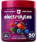 Keppi Mixed Berry Electrolytes Powder 50 Servings – Sugar Free Electrolytes by Keppi