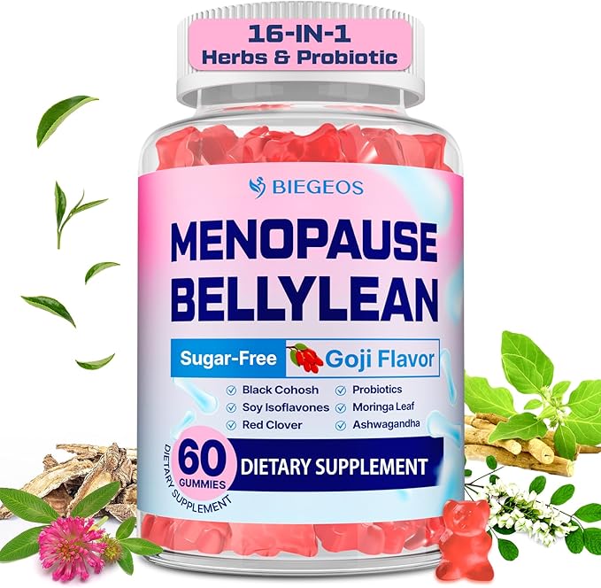 Menopause Supplements for Women Gummies, 16-in-1 Probiotic, Hot Flashes by Unknown