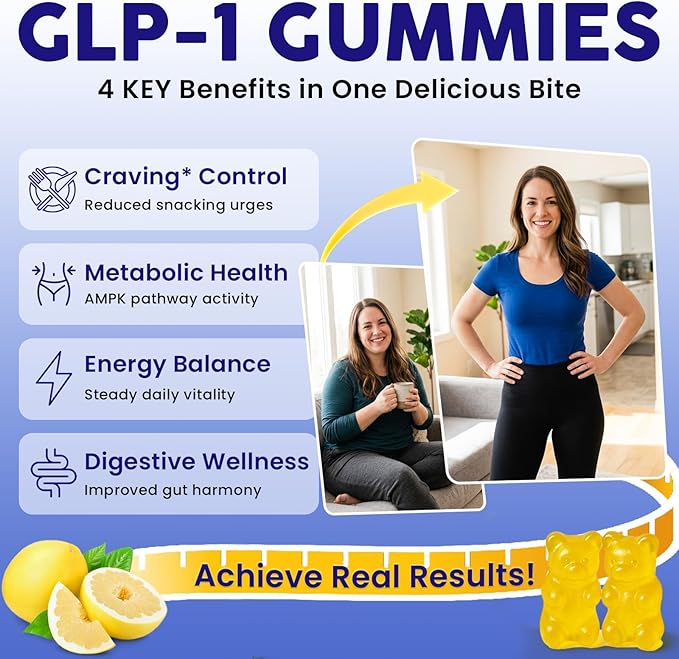 GLP-1, GLP-1 Supplement for Women & Men, Natural GLP 1 Gummies - Image 3
