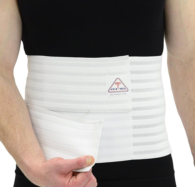 ITA-MED Men's Breathable Elastic Abdominal Binder by ITA-MED