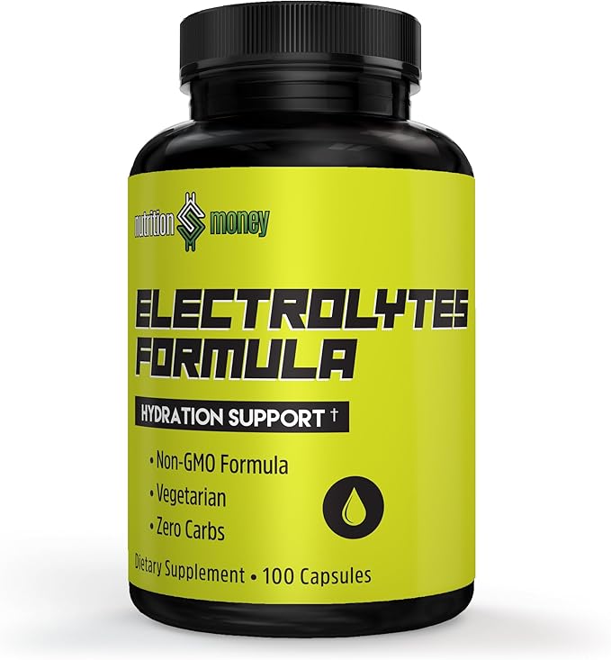NutritionMoney Electrolyte Premium Hydration Supplement – Sugar Free, Zero Carbs by NutritionMoney