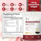 10 in 1 Astaxanthin Supplements 24mg, 8 Month Supply, Astaxantina Antioxidant - Image 9