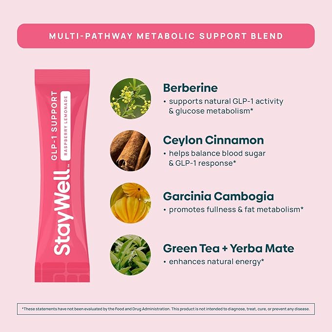 GLP-1 Supplement | Natural GLP-1 Production | GLP 1 Booster Drink Mix to - Image 6