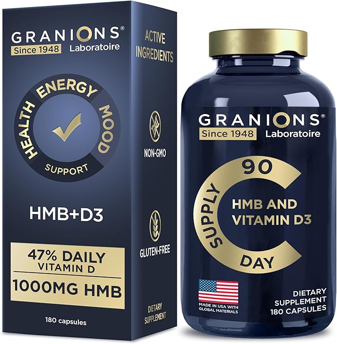Vitamin D3 HMB Supplements for Men and Women by GranionsLaboratoire