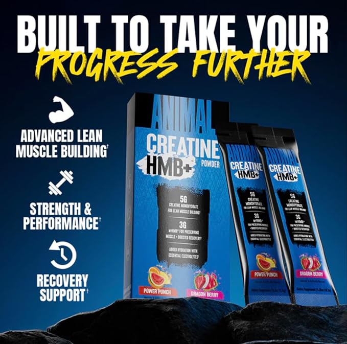 Animal Creatine HMB Powder – 3g myHMB + 5g Creatine - Image 3