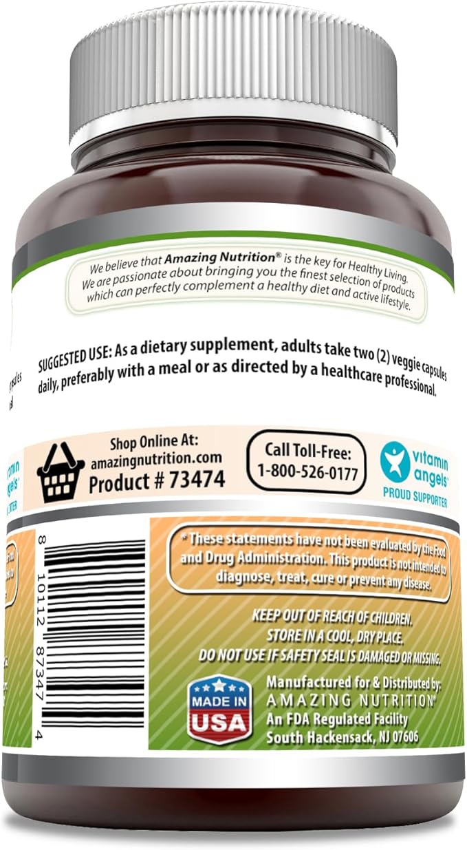 Amazing Formulas White Kidney Bean Extract 6500 Mg | Vegetarian Capsules | - Image 3