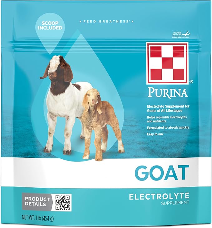 Purina® Goat Electrolyte for Goats of All Life Stages | 16 Ounce Pouch by PurinaAnimalNutrition