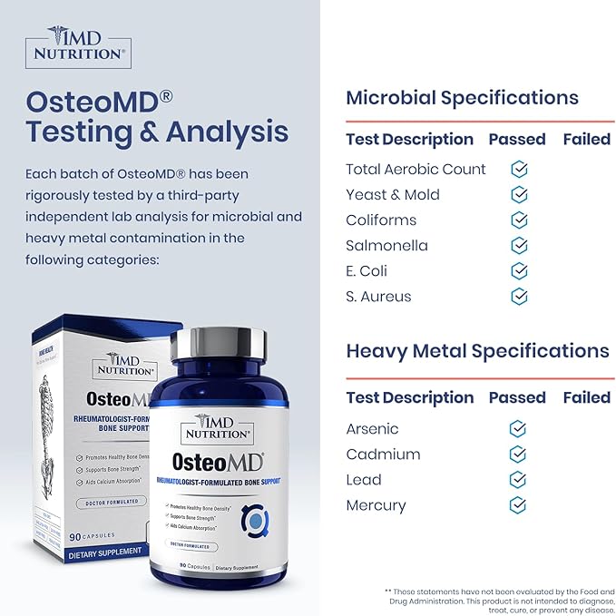 1MD Nutrition OsteoMD for Comprehensive Bone Support | - Image 4